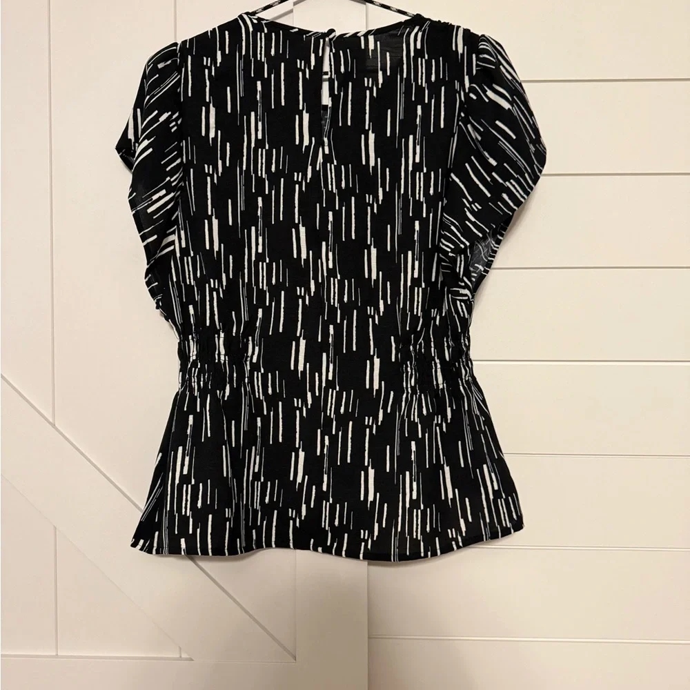 Nine West Black and White Women's Blouse - Picture 3 of 5